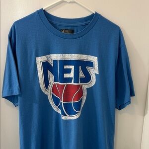 Blue New Jersey Nets Graphic T-Shirt